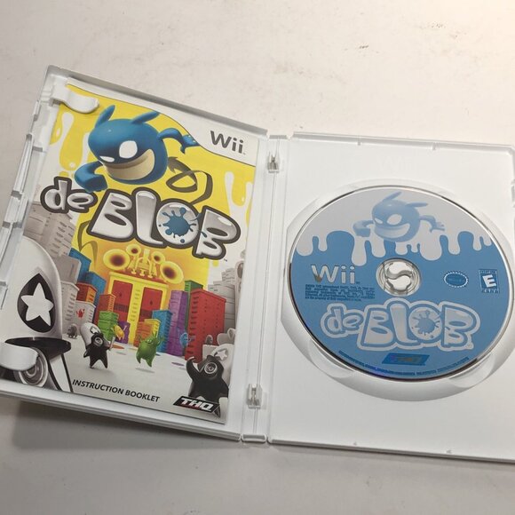 De Blob Nintendo Wii Complete Game Instruction Booklet Pre-owned - Picture 4 of 6